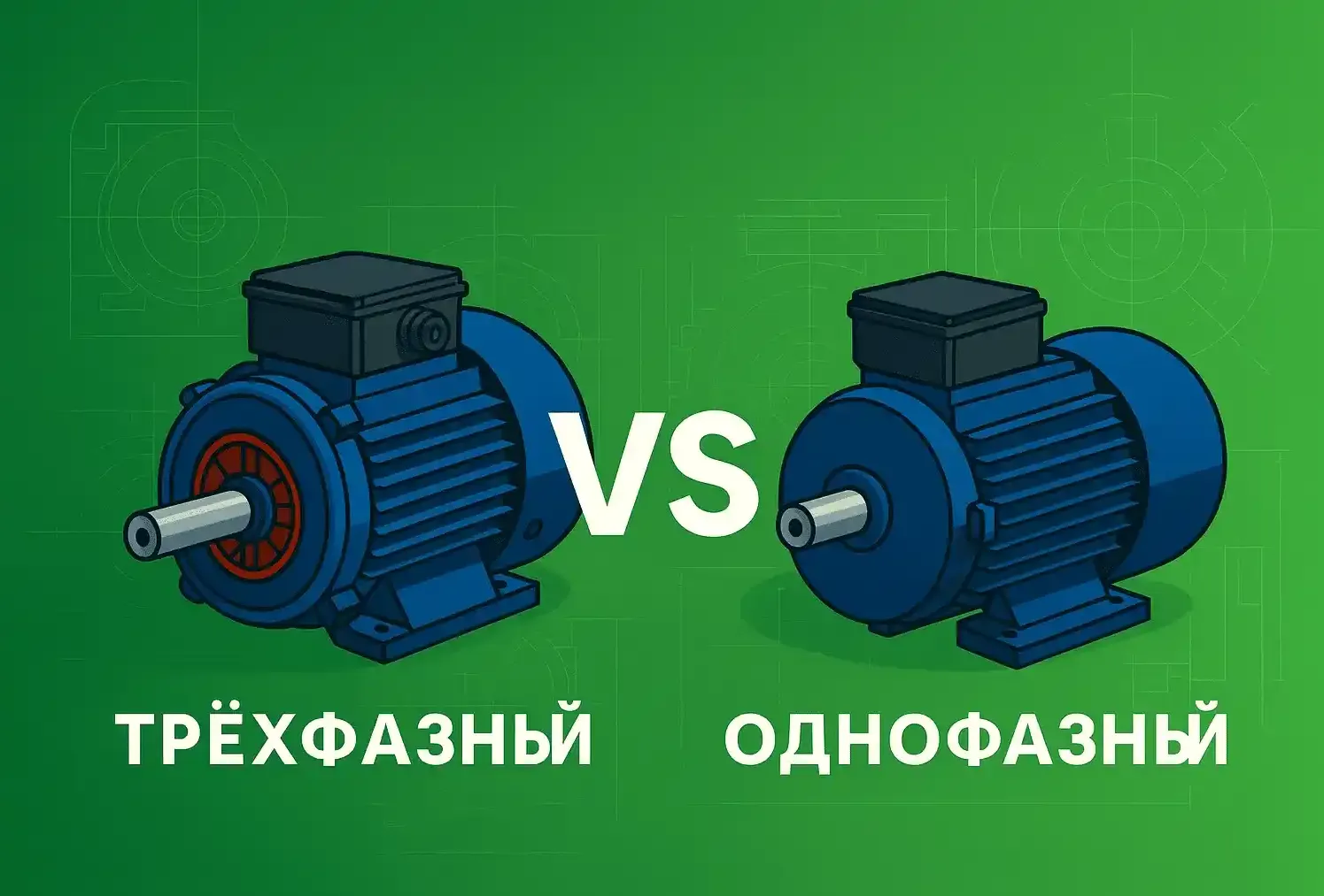 Изображение публикации "Однофазный или трехфазный? Какой выбрать?"