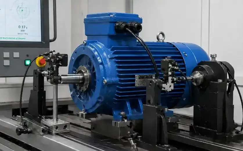 Изображение публикации "Балансировка электродвигателя"